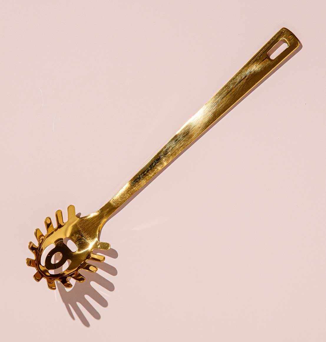 Gold Pasta Serving Spoon